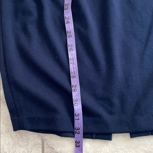 Laura Petites navy  lace mini midi sleeveless dress - Picture 5 of 11